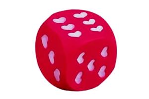 DICE HEARTS Stress Ball