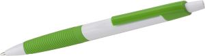 Plastic ballpen with rubber grip