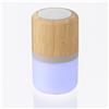 Plastic and bamboo wireless speaker